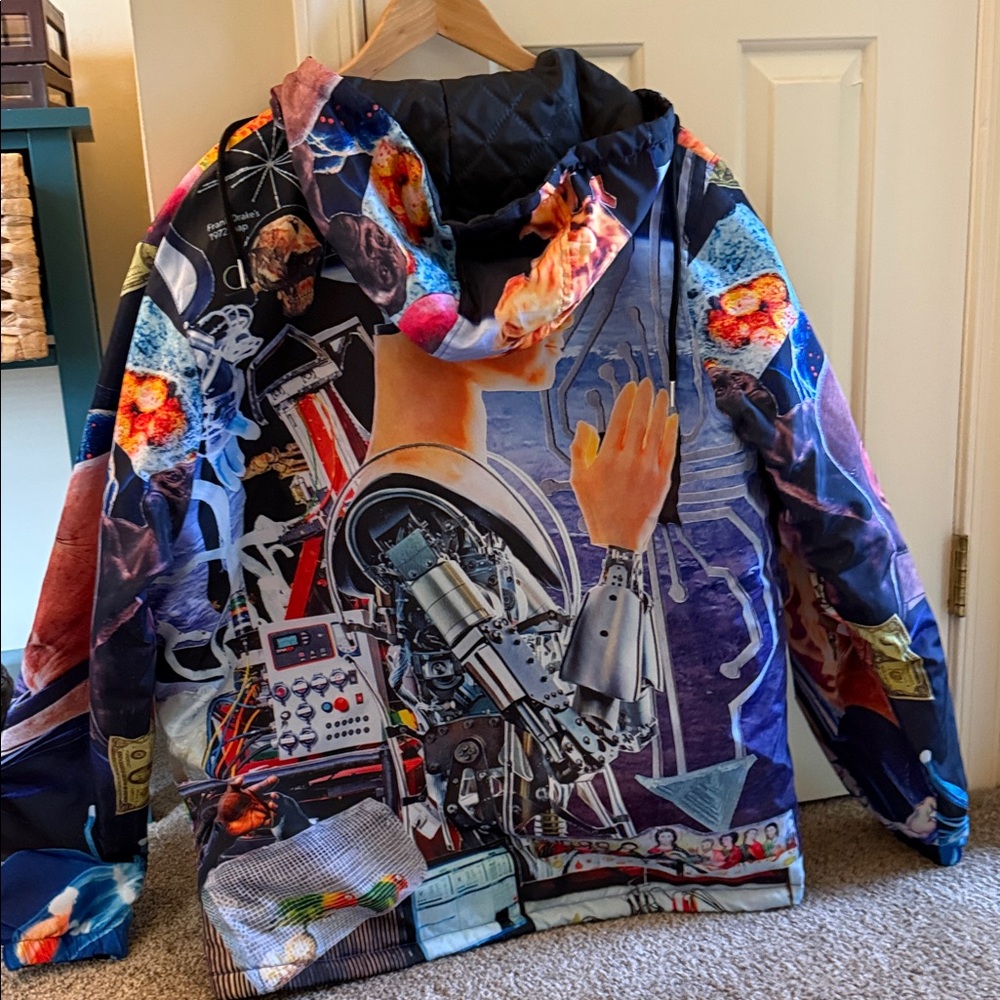 Men's ReddyThreads  Multicolor Graphic Jacket - Picture 2 of 6